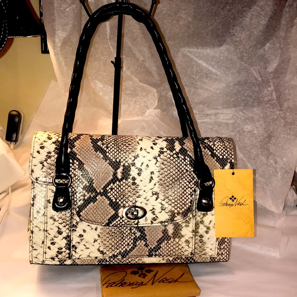 Patricia Nash Sanabria Python Bag Used A Few Times - image 1